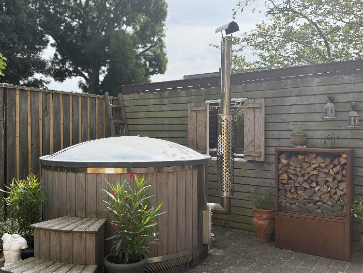 Firewood storage - stylish firewood organizing