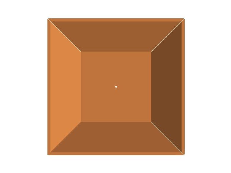 Bålfad cortenstål EDGY 80 x 80 x 40 cm