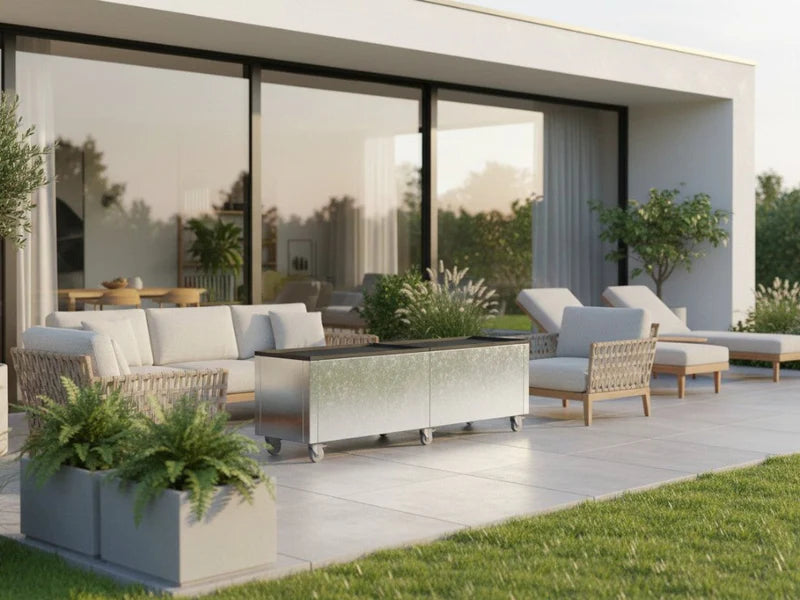 Lounge table CUBY 160 x 40 x 40 cm