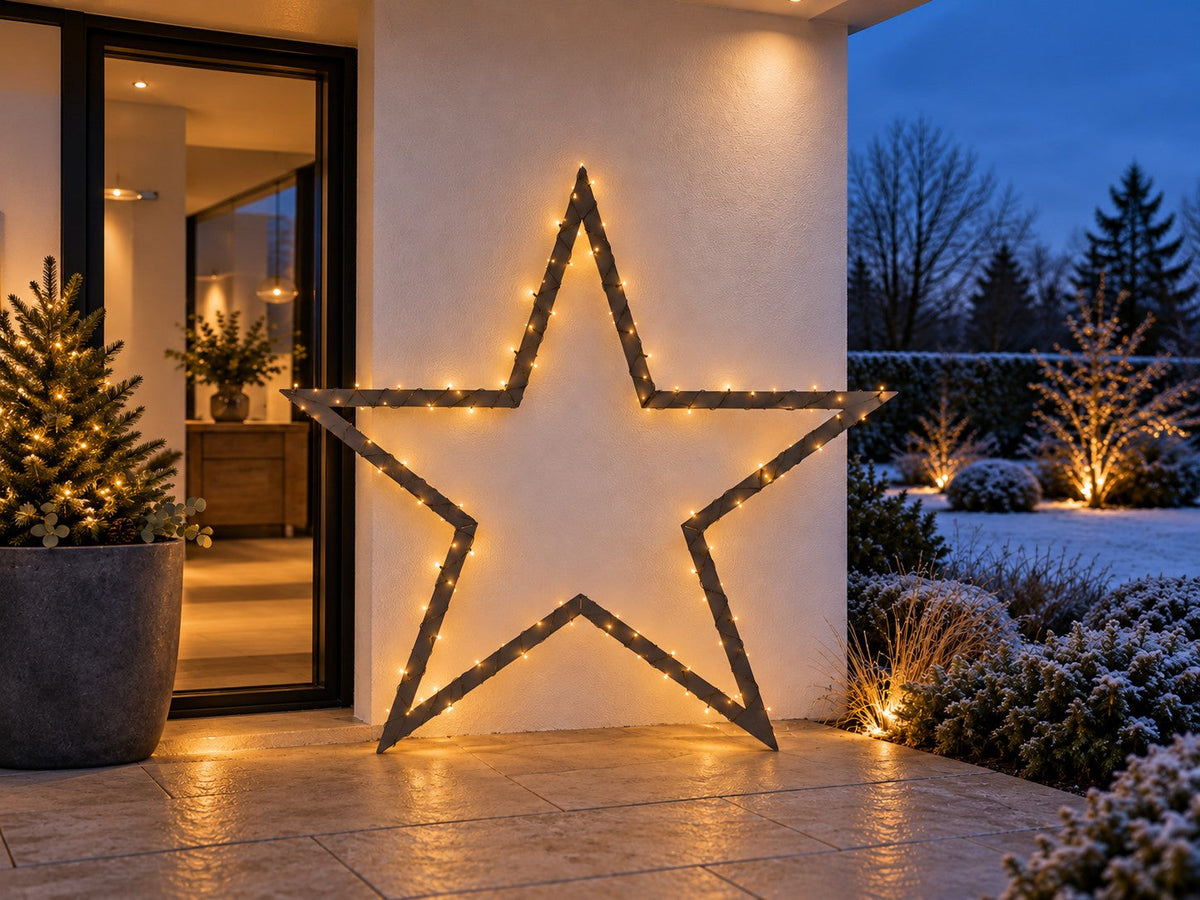 Corten steel star – Christmas decoration