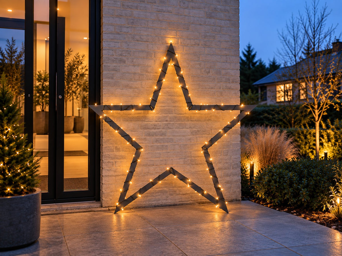 Corten steel star – Christmas decoration