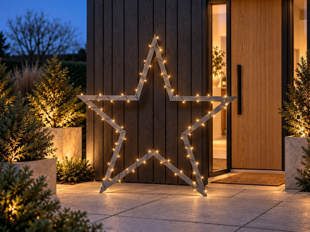 Corten steel star – Christmas decoration