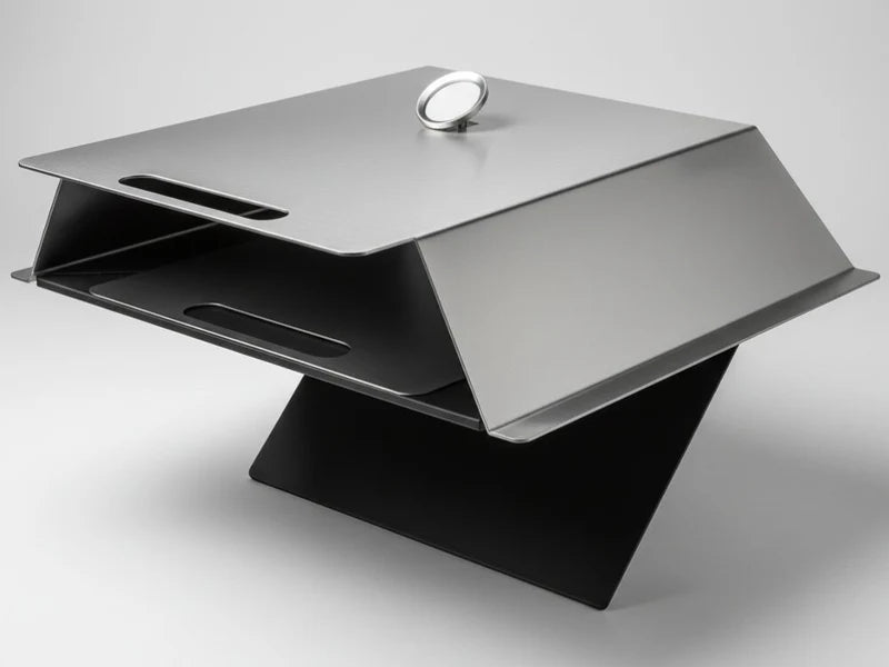 Pizzaofen aus Edelstahl für den Feuergrill