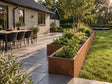 Corten retaining wall