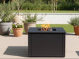 CUBY fire pit grill in black – 60 × 60 × 40 cm