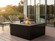 BBQ fire pit CUBY black 80 x 80 x 40 cm