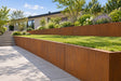 Corten retaining wall