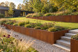 Corten retaining wall