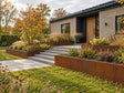 Corten retaining wall