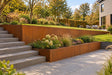 Corten retaining wall
