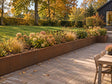 Corten retaining wall