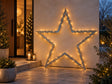 Galvanized steel star – Christmas decoration
