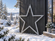 Galvanized steel star – Christmas decoration
