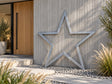 Galvanized steel star – Christmas decoration