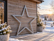Galvanized steel star – Christmas decoration