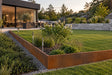 Corten retaining wall