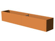 Corten plantekasse CUBY bredde 40 x H40 cm - Flere længder