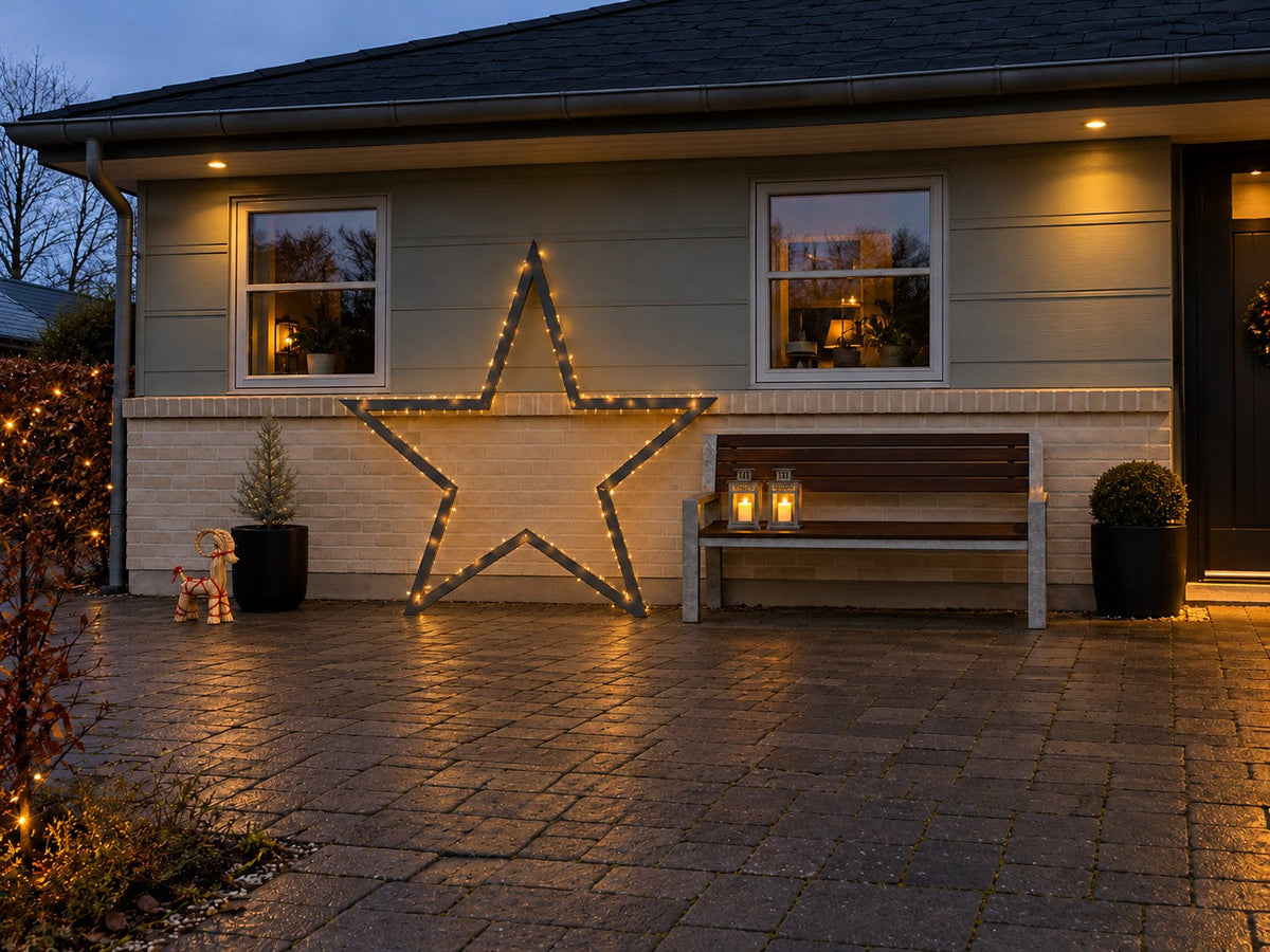 Corten steel star – Christmas decoration