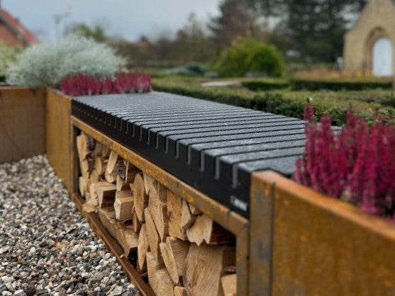 Garden bonfire corten steel CUBY