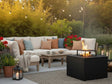CUBY fire pit grill in black – 60 × 60 × 40 cm