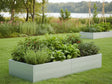 Raised bed galvanized steel CUBY 230 x 120 x 40 cm