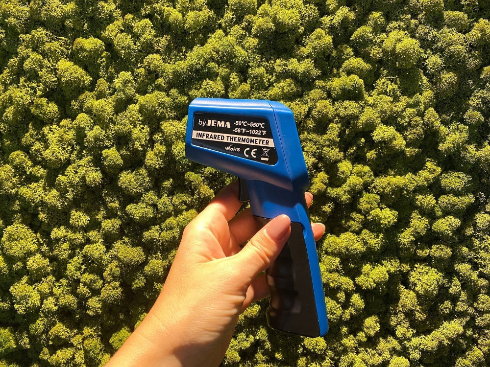 Infrarot-Thermometer in der Anwendung zur Temperaturmessung