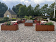 Garden bonfire corten steel CUBY
