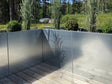 Planter box galvanized steel CUBY. W40 x H80 cm, multiple lengths
